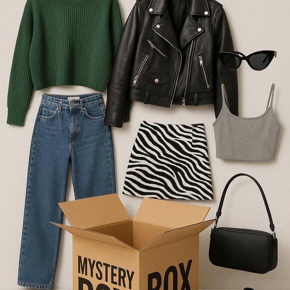 Mystery Box of Women’s Clothing Cool and Trendy 10pc $500+ - Picture 1 of 1